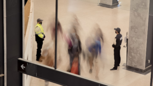 security in a shopping mall