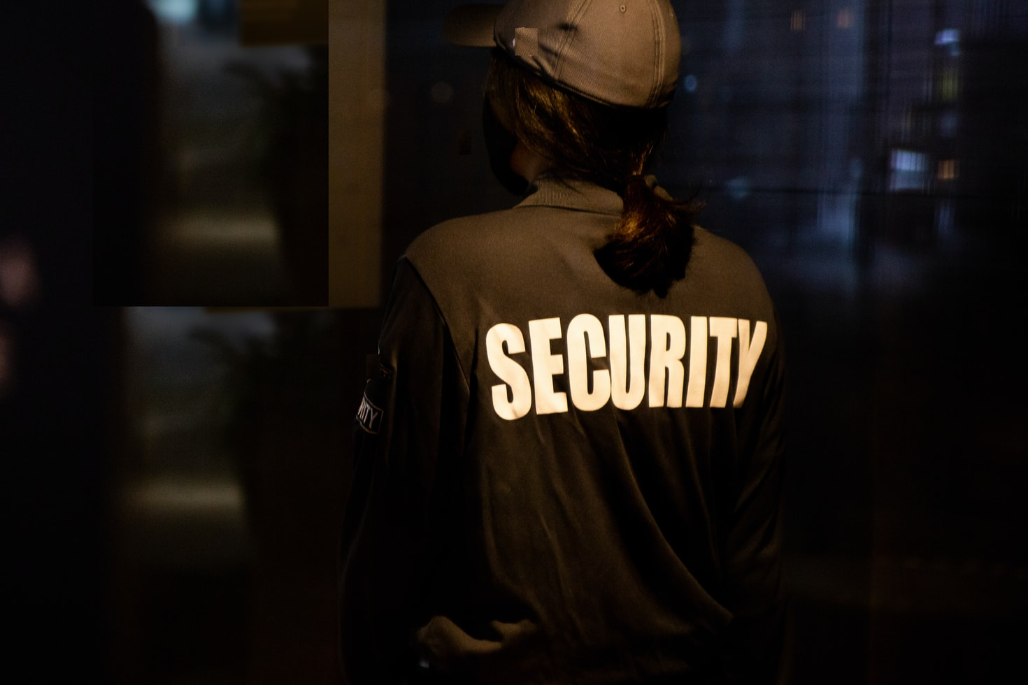 A security professional’s shirt