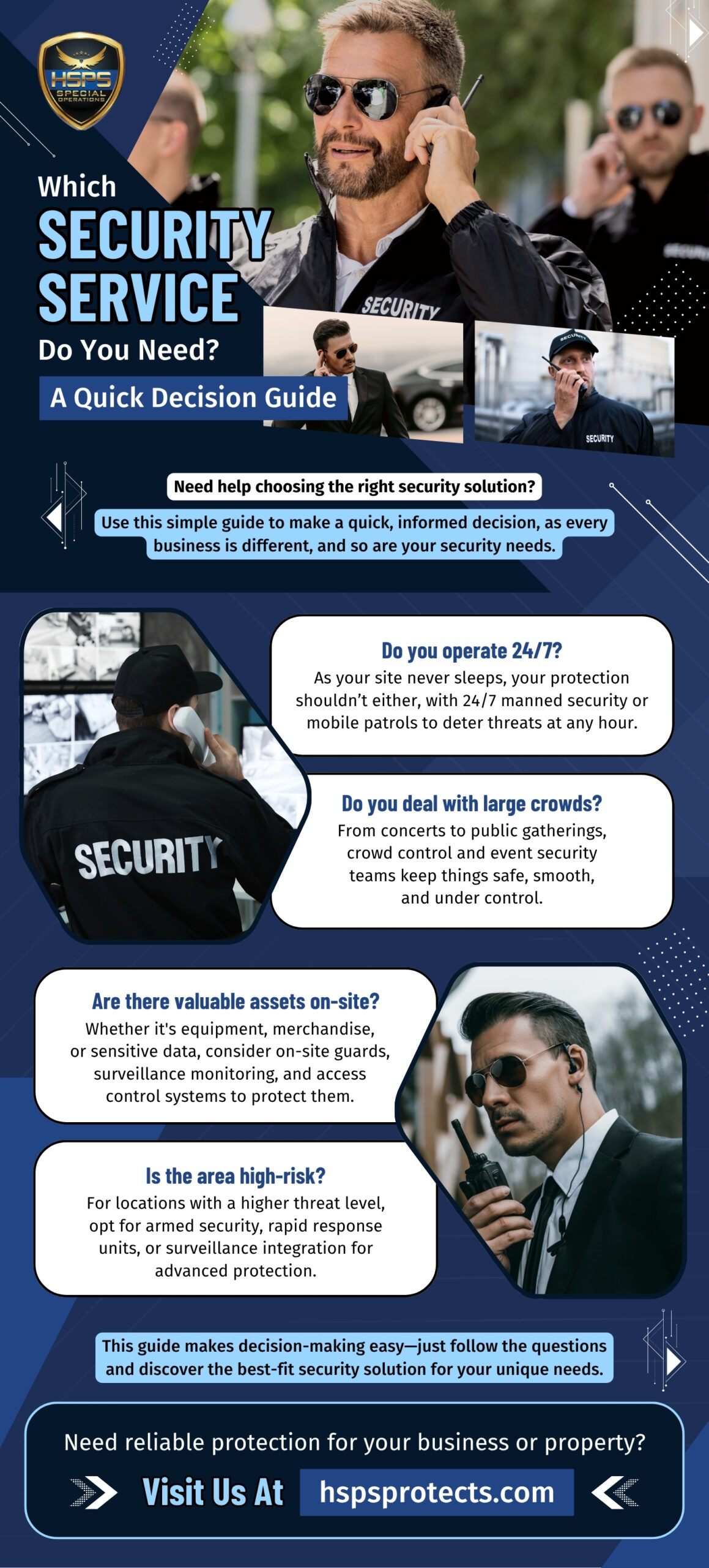 Which Security Service Do You Need? A Quick Decision Guide